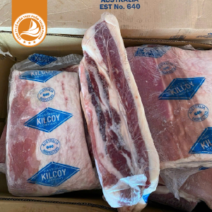 Ba chỉ bò ghép Kilcoy Úc – Thùng ~20kg 5 Ba chỉ bò ghép Kilcoy nguyên thùng đông lạnh