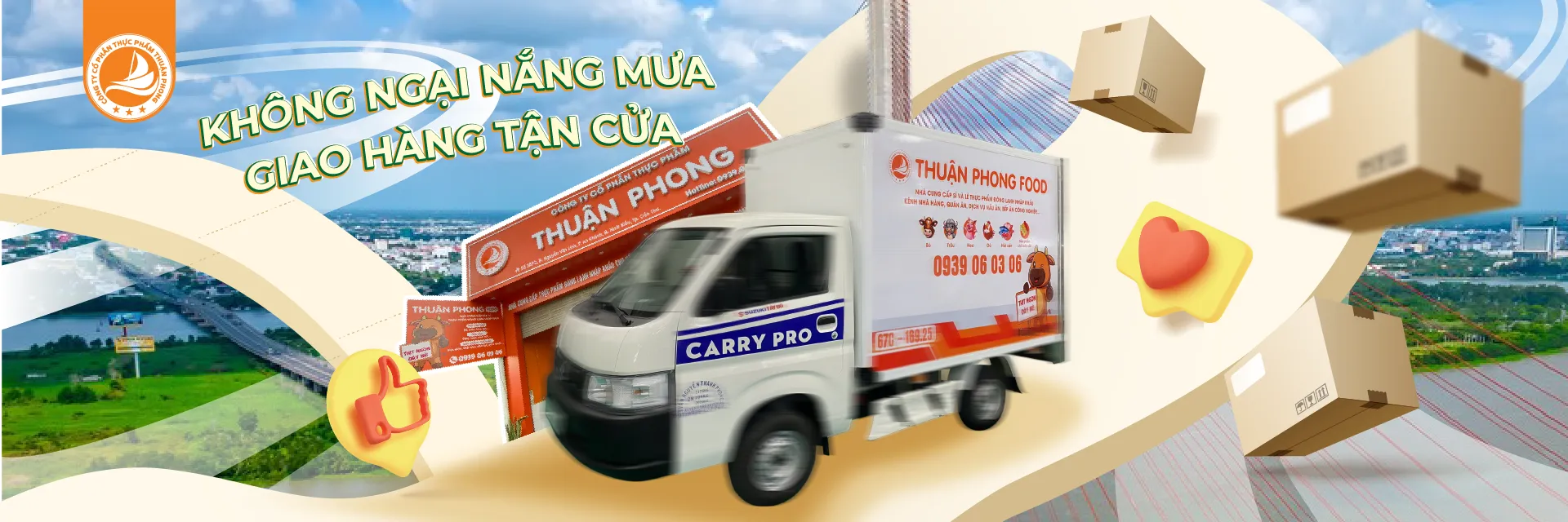 Banner trang chủ Thuận Phong Food