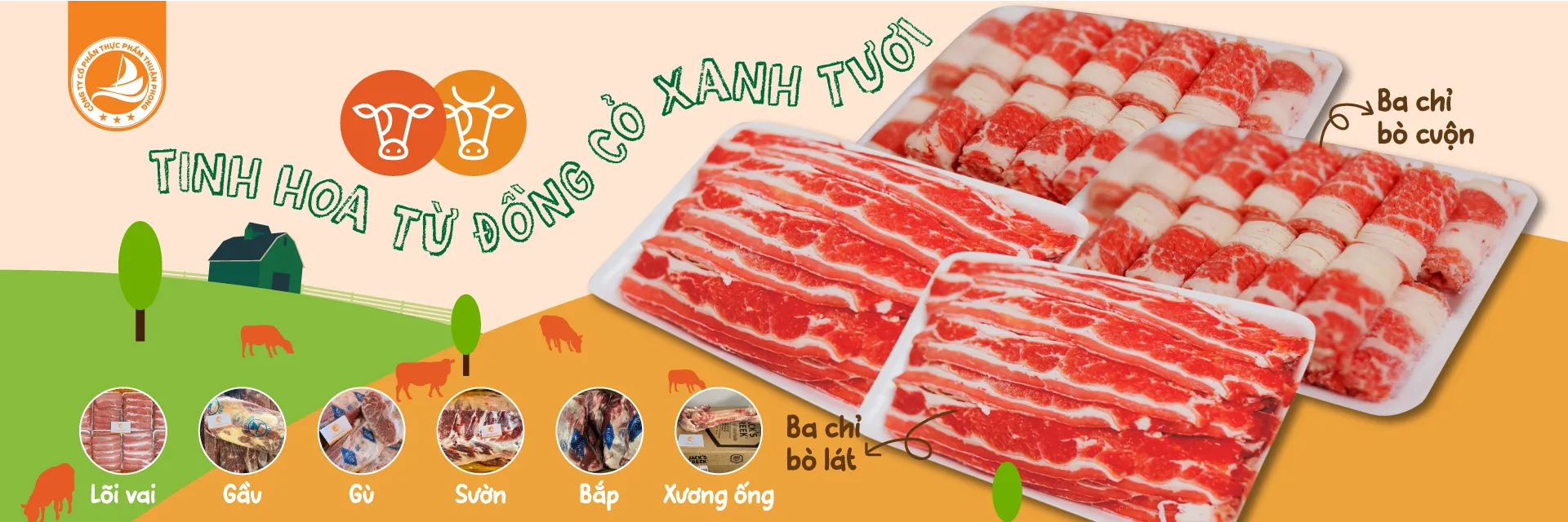 Banner trang chủ Thuận Phong Food