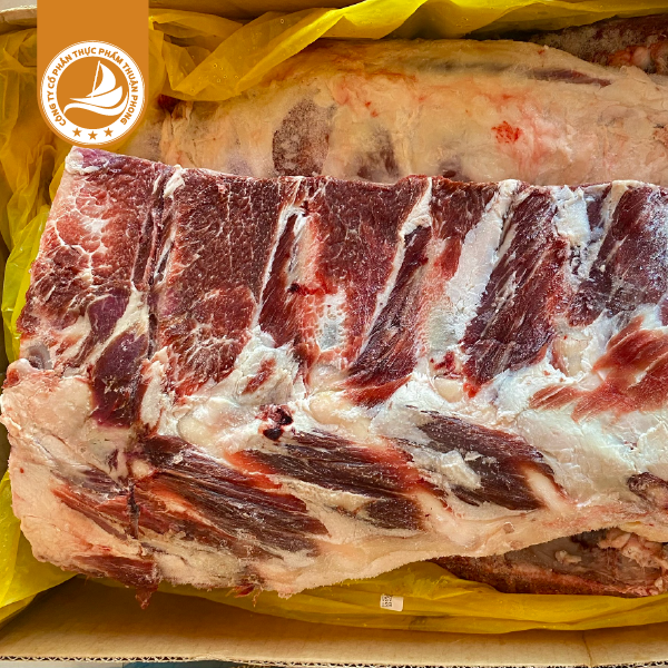 Sườn bò Úc – Thùng ~15–20kg 3 Sườn bò Úc nhập khẩu, đóng thùng ~15–20kg