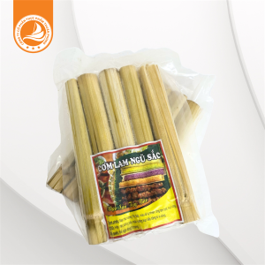 Cơm lam ngũ sắc đặc sản Tây Bắc, nếp dẻo thơm, màu tự nhiên từ lá rừng, đóng thùng 10kg tiện lợi cho nhà hàng, tiệc buffet và sự kiện.