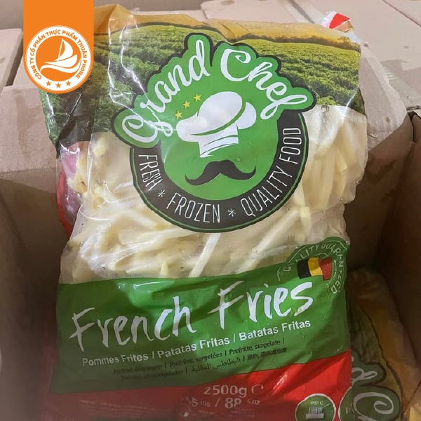 Khoai tây sợi nhỏ 7mm gói 2.5kg - Thùng 10kg 1 Khoai tây sợi nhỏ 7mm gói 2.5kg – Thùng 10kg | Giòn vàng, tiện lợi, thơm ngon