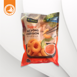 Mực vòng Nugget LC Foods gói 1kg – Thùng 10 gói