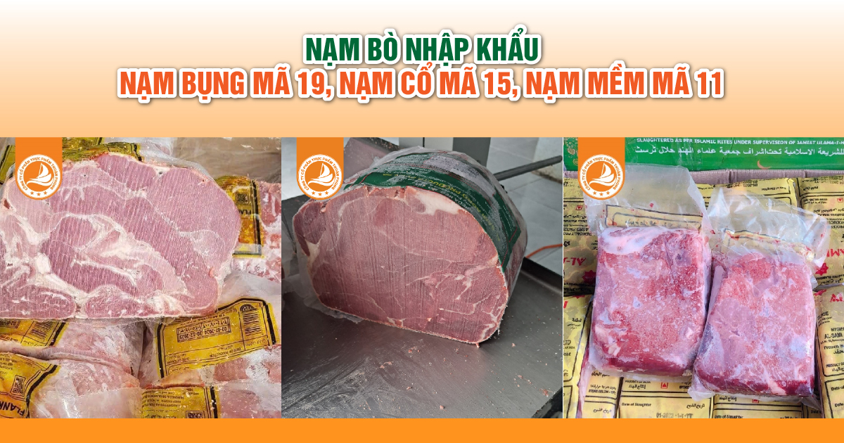 Nạm Bò Nhập Khẩu – Nạm Bụng Mã 19, Nạm Cổ Mã 15, Nạm Mềm Mã 11