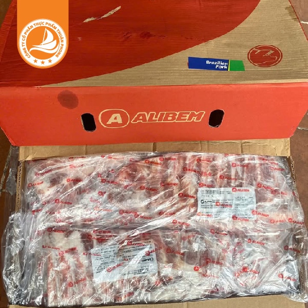 Sườn bẹ Alibem - Thùng 22Kg 1 Sườn bẹ Alibem – Thùng 22Kg | Sườn nhiều thịt, mềm ngọt cho món nướng, kho và hầm
