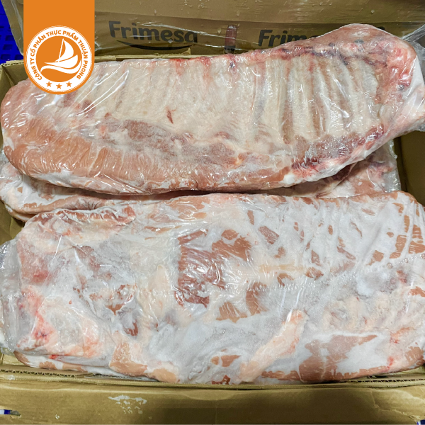 Sườn bẹ Frimesa - Thùng 20kg 3 Sườn bẹ Frimesa – Thùng 20Kg | Thịt sườn mềm, nhiều thịt, thích hợp cho món nướng và kho