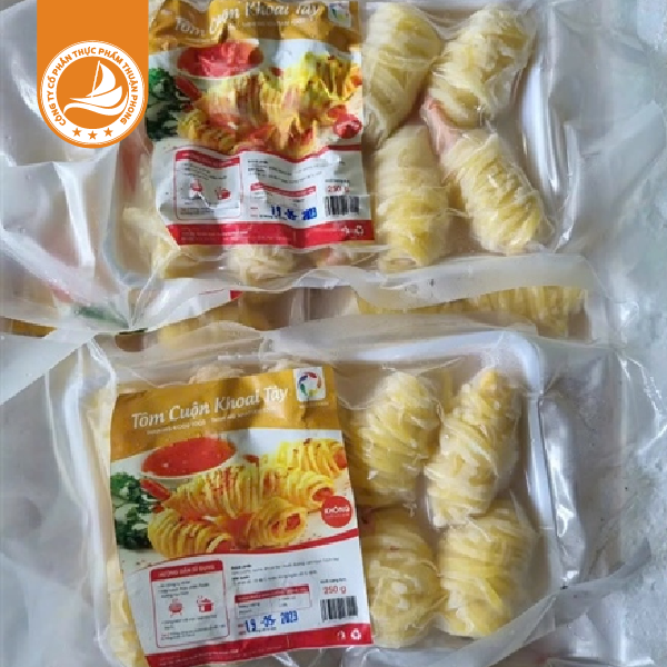 Tôm cuộn khoai tây – Thùng 20 gói 1 Tôm cuộn khoai tây – Thùng 20 gói | Thực phẩm tiện lợi tại Thuận Phong Food