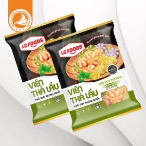 Viên thả lẩu phô mai trứng muối LC Foods - Thùng 20 gói