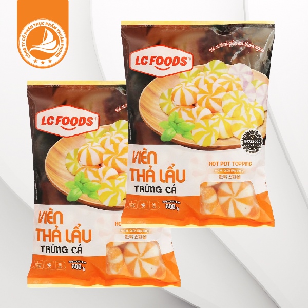 Viên thả lẩu trứng cá LC Foods - Thùng 20 gói 1 Viên thả lẩu trứng cá LC Foods - Thùng 20 gói