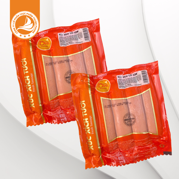 Xúc Xích Sài Gòn LC Foods - Thùng 20 gói 1 Xúc xích Sài Gòn LC Foods - Thùng 20 gói là lựa chọn tuyệt vời cho những ai yêu thích hương vị đậm đà, tiện lợi và giàu dinh dưỡng.