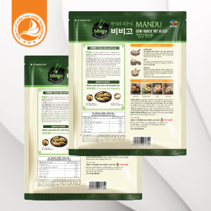 Mandu thịt và bắp 350g với lớp vỏ mềm dai, nhân thịt đậm đà kết hợp bắp ngọt tự nhiên.
