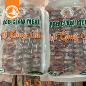 Thịt càng cua gói 400g – Thùng 10 gói | Dai ngon, tiện lợi, dễ chế biến